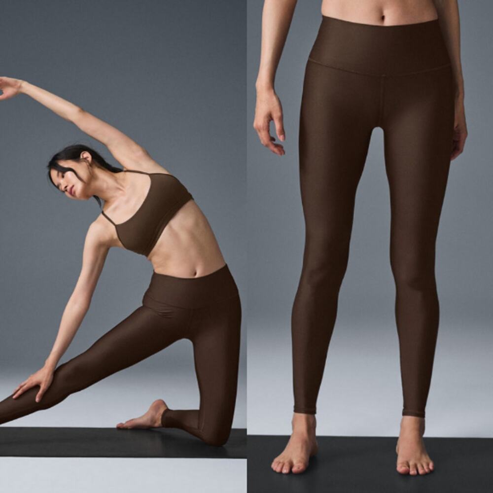 ALO Yoga Chocolate Brown Leggings